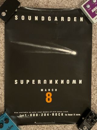 Soundgarden Superunknown Album Pre - Launch Poster
