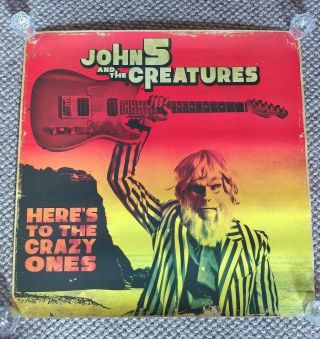 John 5 And The Creatures Poster Heres To The Crazy Ones