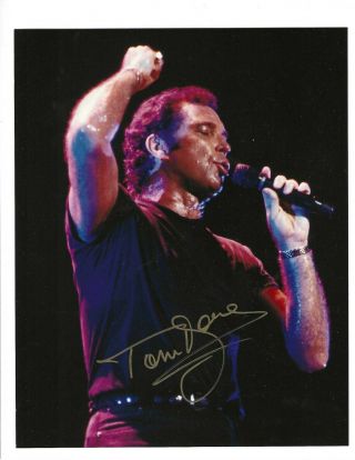 Tom Jones Signed Photo / In Person Autographed
