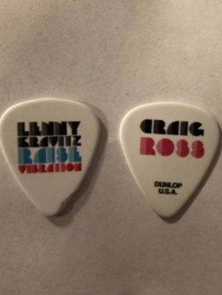 Lenny Kravitz,  Craig Ross Guitar Pick Set