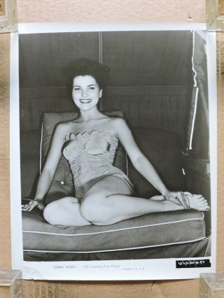 Debra Paget Leggy Barefoot Swimsuit Pinup Portrait Photo 1950 
