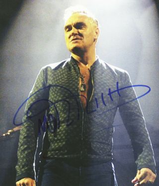 Morrissey autographed concert poster Steven Patrick Morrissey,  Smiths 3