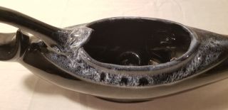 Jeanie Lamp Style Van Briggle Pottery Planter/Vase Blue Signed Colorado Springs 3