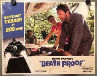 Quentin Tarantino 2007 Death Proof Us Lobby Card