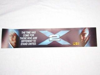 X - Men 2 Movie Theater Marquee Title Sign 25 " X 5 " Marvel Wolverine Storm,