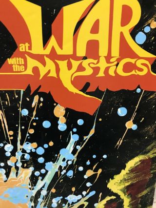 Flaming Lips At War With The Mystics Record Store Foam Core Poster 23.  5 X24 2