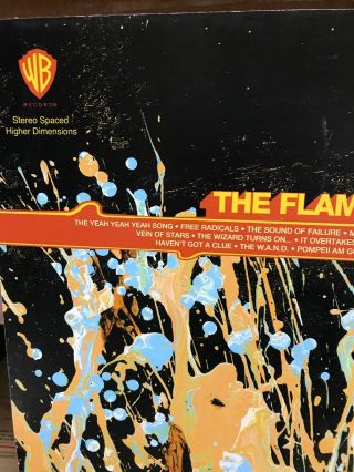 Flaming Lips At War With The Mystics Record Store Foam Core Poster 23.  5 X24 3