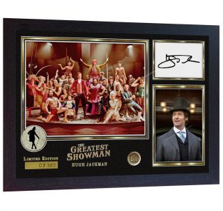 Hugh Jackman The Greatest Showman Signed Autograph Film Photo Print Framed