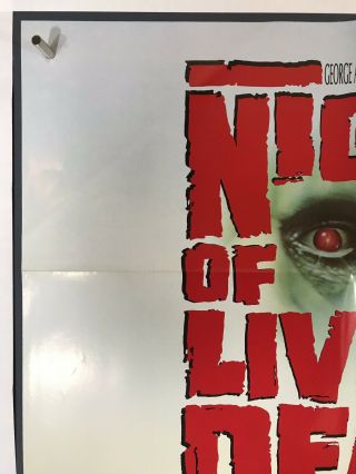 NIGHT OF LIVING DEAD Movie Poster (Fine) One Sheet 1990 27x40 Horror 3224 2