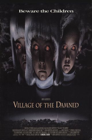 Village Of The Damned 1995 27x41 Orig Movie Poster Fff - 52545 Rolled Horror