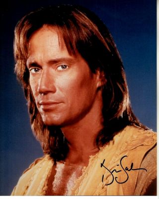 Kevin Sorbo Hand - Signed Hercules 8x10 Authentic W/ Fantastic Color Closeup