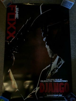 Django Unchained Great 27x40 D/s Movie Poster Jamie Fox