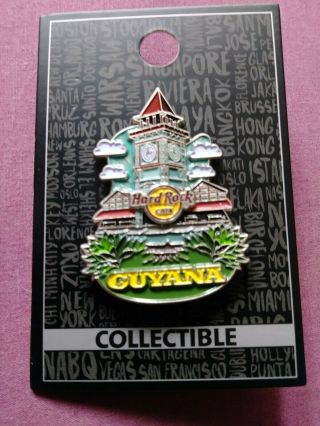 Hard Rock Cafe Pin Guyana City Icon Series