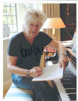 John Lodge Signed 8 X 11 Photo / Moody Blues / Autographed In Person