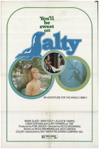 Salty 1973 27x41 Orig Movie Poster Fff - 74643 Nina Foch U.  S.  One Sheet