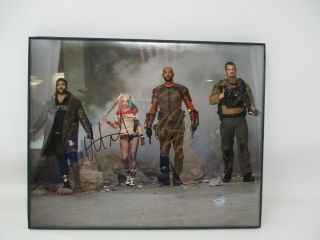 Signed Margot Robbie & Will Smith Photograph