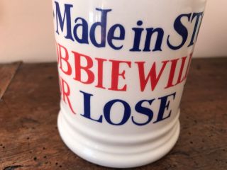 Rare Emma Bridgewater Robbie Williams 1/2 Pint Mug First Qual Usa Ship