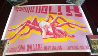Mars Volta 2003 Boston Silkscreen Concert Poster Ex