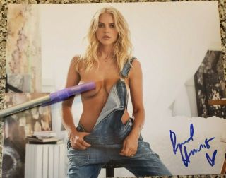 Playboy Playmate Rachel Harris Topless Authentic Signed Autographed 8x10 Photo