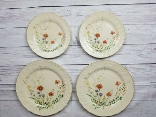 Mikasa Fine Ivory Margaux Made In Japan Salad/dinner Plates Set Of 4 -