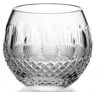 Waterford Crystal Candle Votive 3 " Colleen Pattern Short Stem (cut)