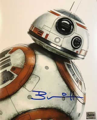 Brian Herring Signed 8x10 Photo Star Wars Bb - 8 Autograph Picture W/zobie