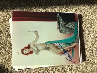 Tina Louise Sexy 8x10 Signed Photo Autograph Picture