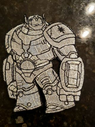 Embroidered Metallic Patch Tony Starks Iron Gnome Iron Man Geopatch Geognome