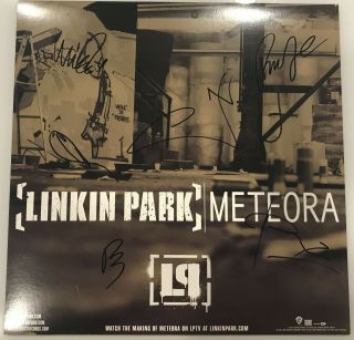 Linkin Park - Meteora - 2 - Side Signed Poster