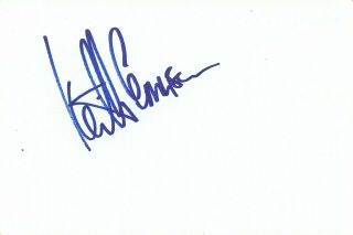 Keith Emerson Emerson Lake & Palmer And Vintage In - Person Signed Card