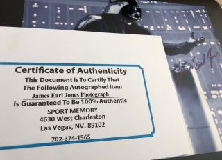 James Earl Jones - Signed Autographed 8x10 Photo - Star Wars Darth Vader - W/COA 3