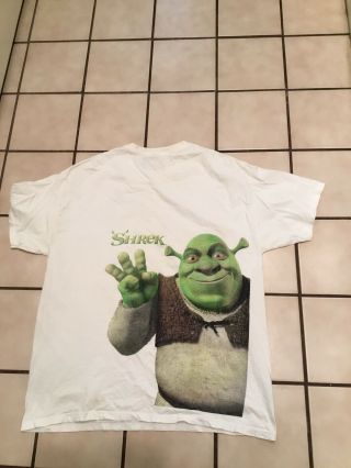 Dreamworks Animation 2001 Shrek Mike Myers Movie Film Promo T - shirt 4