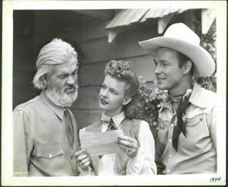 Roy Rogers Dale Evans Gabby Hayes 1940s Photo Lights Of Old Santa Fe