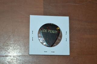 Aerosmith Joe Perry authentic vintage 1985 Done Mirrors Tour Guitar Pick 38 2