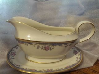 Lenox Southern Vista Gravy Boat With Separate Under Plate