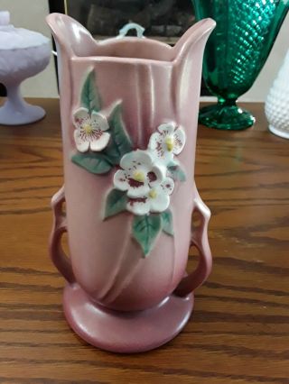 Roseville Mock Orange Vase 982 - 8 