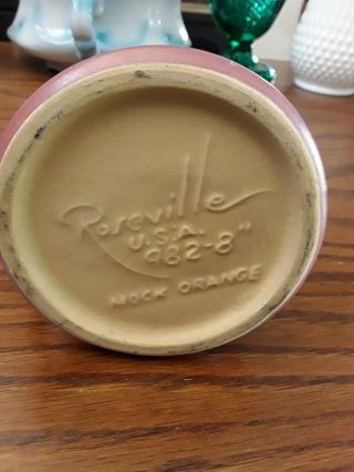 Roseville Mock Orange Vase 982 - 8 