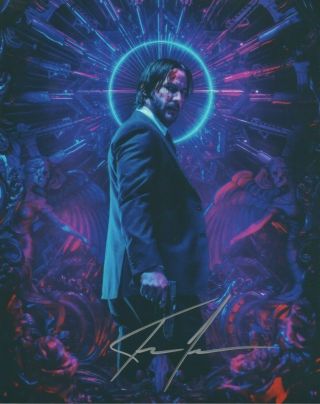 Keanu Reeves John Wick 3 Autograph - 8x10 W Hologram
