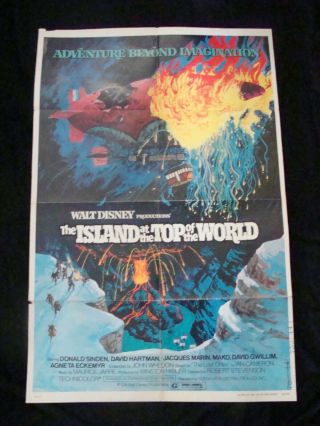 Walt Disney Island At Top Of The World Movie Poster David Hartman 1974