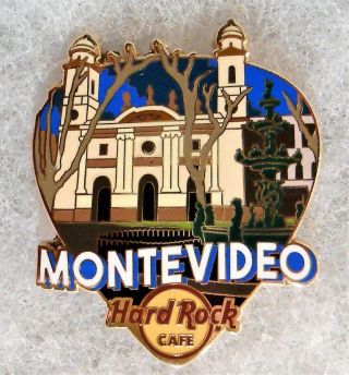 Hard Rock Cafe Montevideo Greetings From Guitar Pick Series Pin