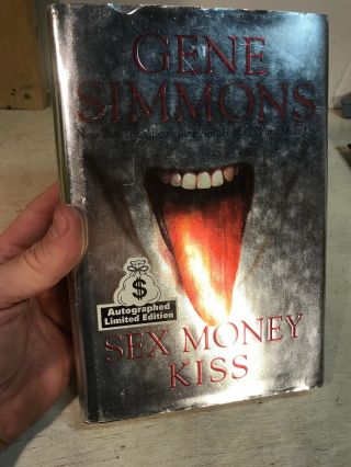 Gene Simmons Sex Money Kiss Autographed Limited Edition Book Signed