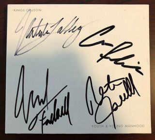 Kings Of Leon Youth & Young Manhood Cd Signed Autographed