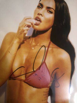 MEGAN FOX Sexy Signed Autographed 8x10 Photo.  Comes With A HOLO. 3