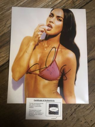 MEGAN FOX Sexy Signed Autographed 8x10 Photo.  Comes With A HOLO. 4