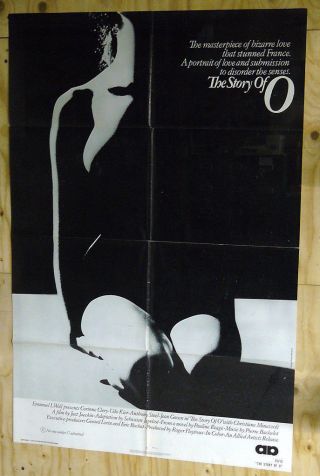 The Story Of 0 - 1976 - Orig One Sheet - Corinne Cléry,  Udo Kier,  Anthony Steel