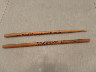 Social Distortion & Pennywise Signed Drumsticks Autographed Drum Sticks