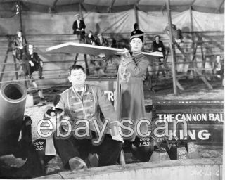 Stan Laurel And Oliver Hardy Circus Fun Candid Comedy 8x10 Photo Cir75