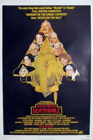 Death On The Nile Great 27x41 Rolled Movie Poster 1978 Last One (th53)
