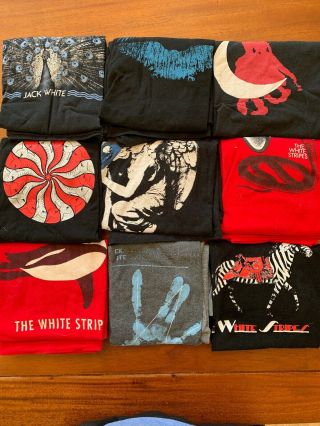 9 White Stripes / Jack White T - Shirts Size Large