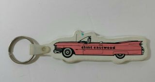 Pink Cadillac 1989 Clint Eastwood Bernadette Peters Movie Promo Keychain